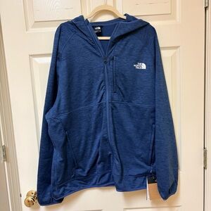 The North Face Blue Men's Zip Up Hoodie XXL NWT
